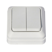 Выключатель GISelt Aurora, 2-й наружный (керамика), G1804