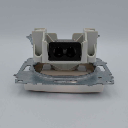 Розетка телевизионная концевая EL-BI Zena (механизм), орех, 609-012900-273