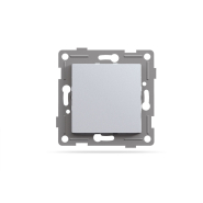 Заглушка для рамки VIDEX BINERA, срібний шовк, VF-BNC-SS