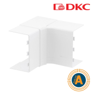 NIAV Угол внутренний, ДКС, 01725, 100х40 изменяемый (70-120°), белый, RAL9001