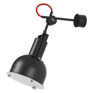 Бра Nowodvorski 5526, Industrial 1xE27x60W, 17x35см, графит