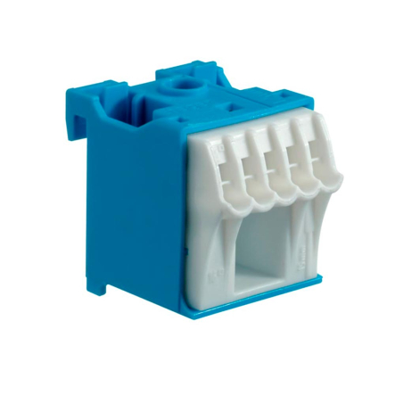 Блок HAGER KN06N, N-клема, кількість одиниць - 1; ширина - 30мм, 1P, 63A, 34х33х30 мм - 1