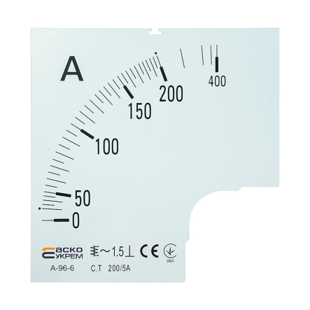Шкала АСКО-УКРЕМ 200/5А к А-96-6, A0190010083 - 1