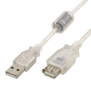 Удлинитель Cablexpert CCF-USB2-AMAF-TR-15, USB 2.0, AM/AF, 4.5 м, ферит, премиум