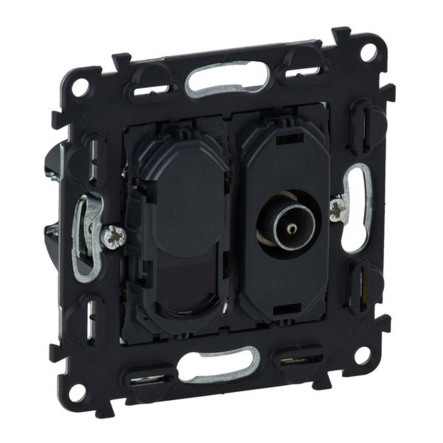 Розетка TV+RJ45 Кат.6 UTP, 753055, Legrand Valena Life/Allure - 1