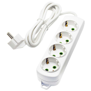 Удлинитель Lezard Letitia 4 гнезда 2м с заземлением, 721-0402-401