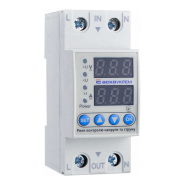 Реле контроля напряжения и токаАСКО RKV 2P 63А, однофазное, A0010230002