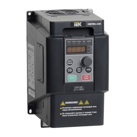 Преобразователь частоты CONTROL-L620 380В, 3Ф 1,5-2,2 kW IEK - 1