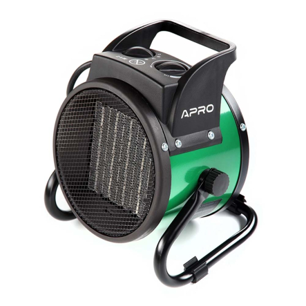 Тепловентилятор електричний з керамічним нагрівачем АПРО EFH-20, 170 м³/рік, 2.0 кВт - 1