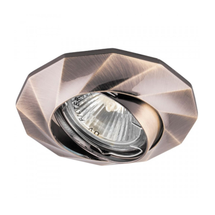 Светильник точечный Feron DL6021, MR-16, поворотный, античное золото, 5419 - 1