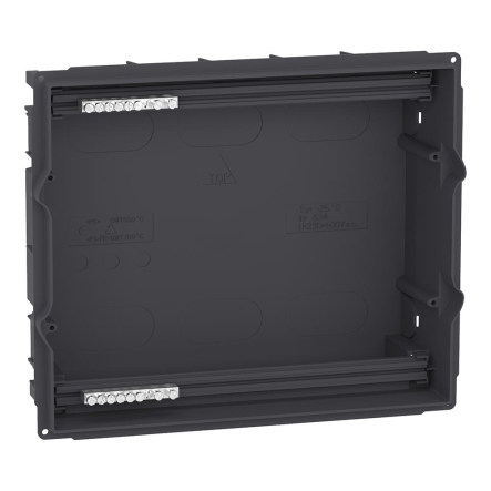 Задня частина щитка Mini Pragma 1ряд/12 модулів, димчаста, внутрішній монтаж (потрібна панель MIP60112T) - 1