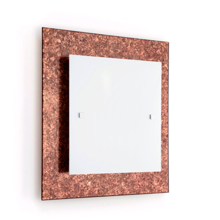 Світильник настінно-стельовий ДеКоРа, Мрія, Е27, 2х60 Вт, 400х400 мм, стара мідь, 46917 - 1