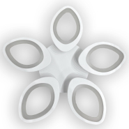 Світильник світлодіодний Ardero, AL6155ARD, SOFI, 63W, 5350Lm, 5000K, 7916