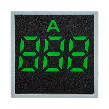 Амперметр цифровой АСКО-УКРЕМ ED16-22FAD 0-100A (зелёный) врезной монтаж, A0190010039