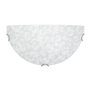 Світильник настінно-стельовий ДеКоРа, Юнона, 1/2, E27, 1х60W, білий, 48434