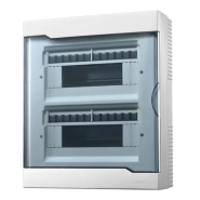 Щит Lezard ЩРН-П-24, 24 модульный наружной установки с прозрачной крышкой, 315х354х93 мм, 730-2000-024