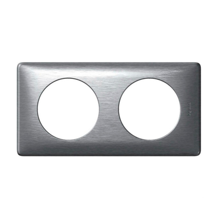 Рамка 2 поста LEGRAND Celiane, 68922, алюміній - 1