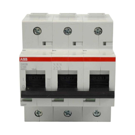 Автоматический выключатель ABB 2CCS813001R0824, 3P, 100A, C S803B - 1