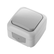 Выключатель VI-KO Palmiye 1-кл, серый, 90555501