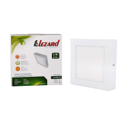 Светильник LED накладной LEZARD, 6W, 6400К, 470Lm, квадрат, 120х120мм, 464SКP-06