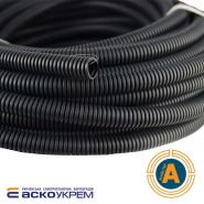 Гофротруба ПВХ d 15/20 чорна "Standard" (50м / бух), АСКО-УКРЕМ