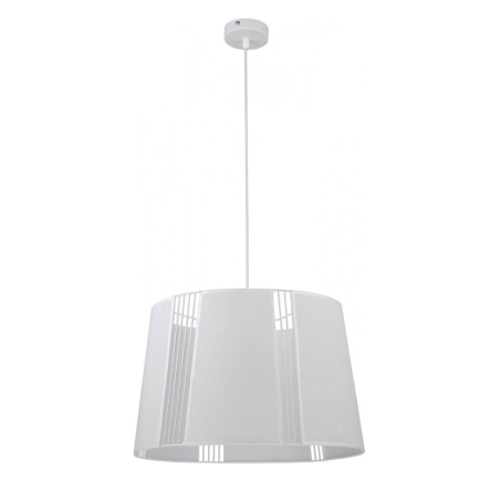 Люстра TK-lighting СARMEN WHITE 1776, 1хЕ27х60 Вт, D 45 см, H 60-90 см - 1