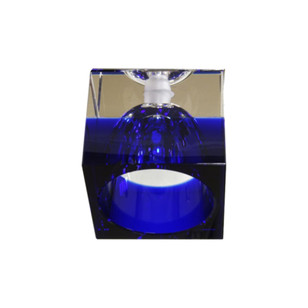 Светильник точечный Feron JD155, GU5.3, 20W, кристалл, синий - 1