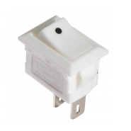 Перемикач 1 клав. білий, KCD5-101 WH/WH, АСКО-УКРЕМ A0140040130