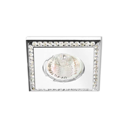 Светильник точечный Feron DL102-W, MR16, GU5.3, 50W, прозрачный/белый - 1