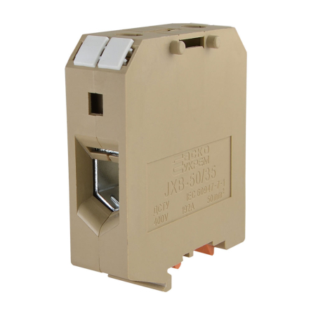 Клемники винтовые JXB-50х35 жёлтый, АСКО-УКРЕМ, A0130010028