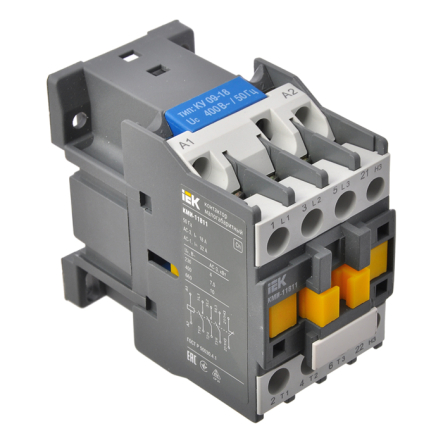 Контактор IEK КМІ-11811, 18А, 400В, 1НЗ, KKM11-018-400-01 - 1