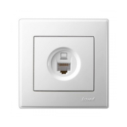 Розетка Lezard LESYA компьютерная, белая, 705-0202-139