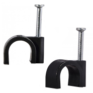 Скоба кругла CHR-9, АСКО-УКРЕМ, A0150030039, 9 мм, чорна (100 в уп.)