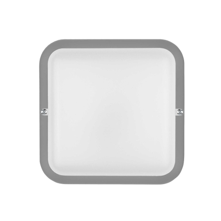 Светильник LED Violux POLO UA 12W, 5000K, 1200Lm, IP54, 160x160x50 мм, серый