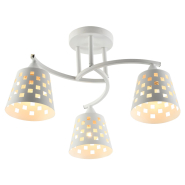 Люстра VALESO V XA1384–3 White Chrome на 3 плафона