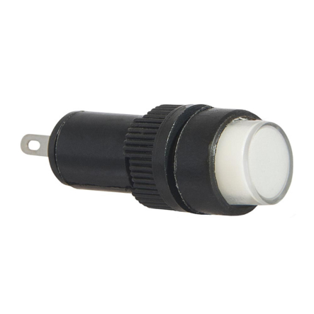 Сигнальна арматура АСКО-УКРЕМ AD22E-10DS, 24V АC/DC, біла, A0140030176 - 1