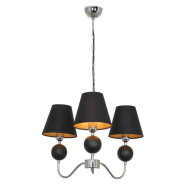 Люстра Nowodvorski 4513, NATHALIE black III zwis