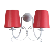 Бра N&B Light "ЛИЛИАН" 13602, 1хЕ14, 320х425х240 мм, красное