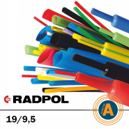 Трубка термоусадочная RADPOL, RCH1 19/9,5Х1-W белая