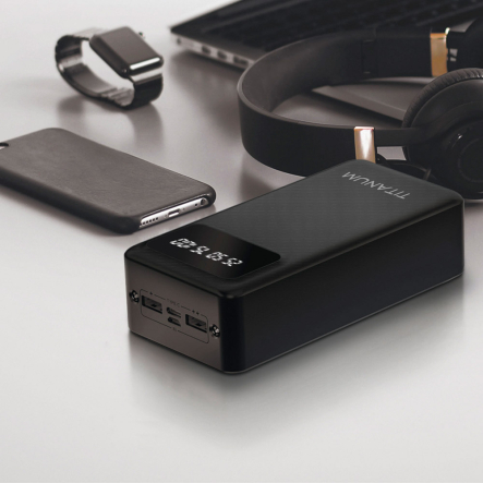 Повербанк 30000mAh TITANUM OL03 Black