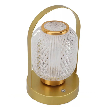 Настольная LED лампа Ночник на аккумуляторе / Аккумуляторный светильник D24 с сенсорным управлением 