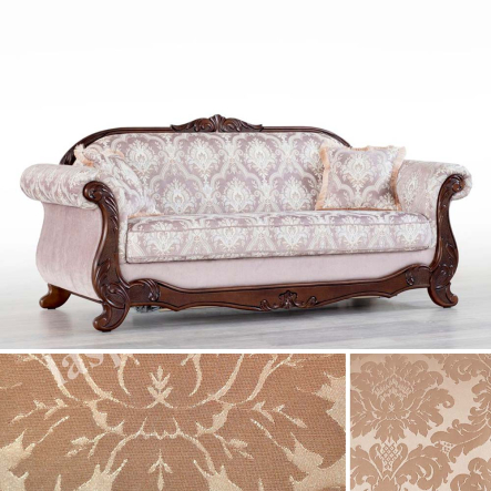 Диван Мебус Лира 3, раскладной, дерево, 51 telma, ткань Ласп ленокс 317-04 + ленокс 317-04, 84880 - 1