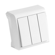 Выключатель 3 кл. VIKO VERA, 90681068, белый
