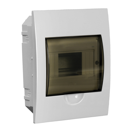 Корпус пластиковый IEK LIGHT ЩРВ-П-6 модулей встраиваемый, IP41, MKP12-V-06-40-20-L - 1