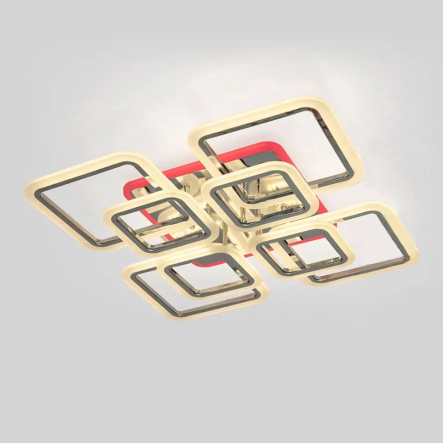 Люстра LED VATAN light 1127/4+4 хром