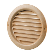 Решітка вентиляційна Вентс МВ 150 бВР, коричнева, 176мм