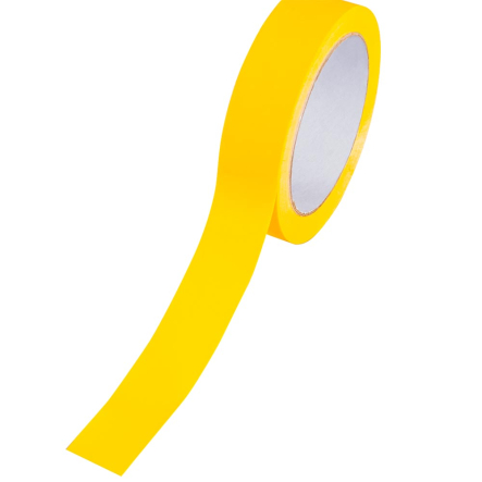 Изолента 0,13мм х 19мм х 20 ярд (желтый) LXL - 1