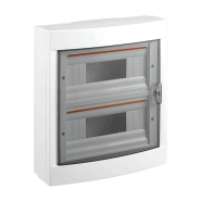 Щиток пластиковий VIKO накладний, 24 модуля, прозора кришка, 90912124