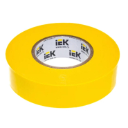 Изолента 0,18х19 мм желтая 20 м, IЕК, UIZ-20-10-K05