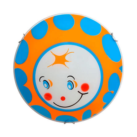 Светильник настенно-потолочный ДеКоРа, Улыбка, E27, 2х60W, ⌀300 мм, 46470 - 1